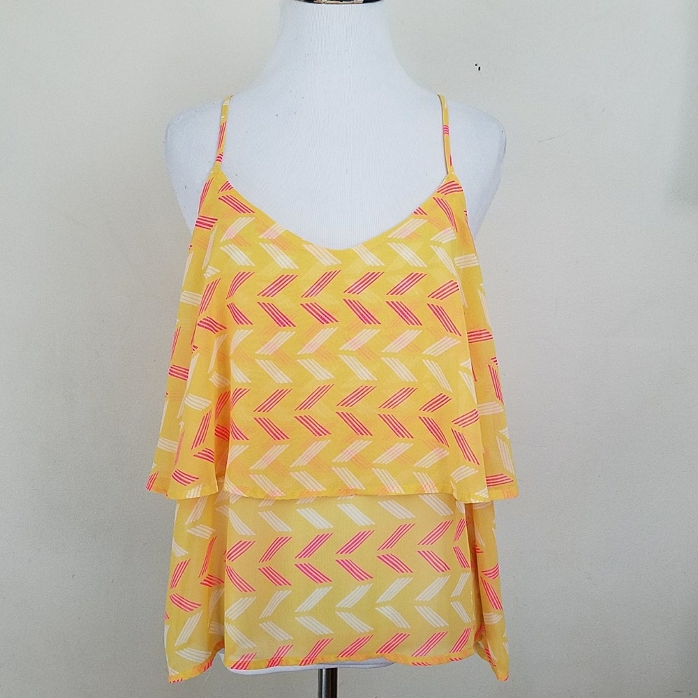 Painted Thread Flounce Top
